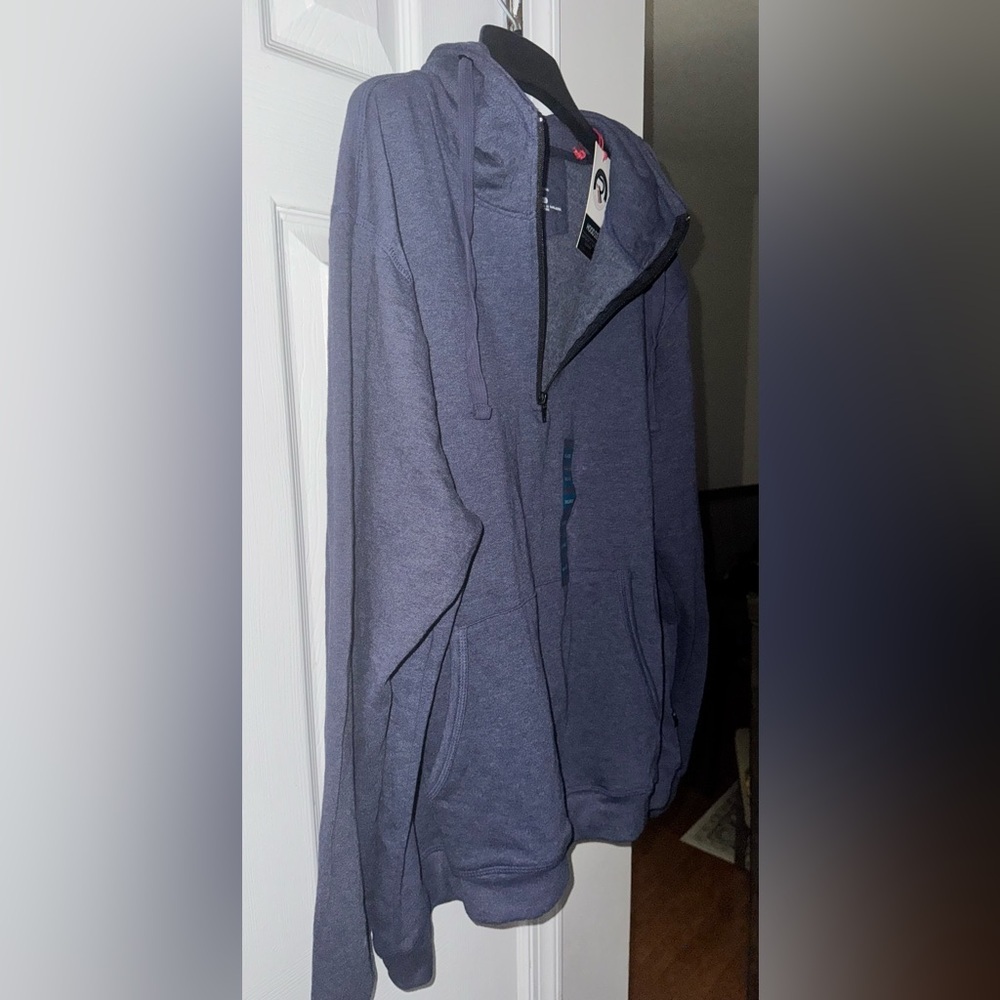 International Report Essentials Men’s 2XL NWT Half Zip-Up Hoodie With Pockets - Picture 8 of 12